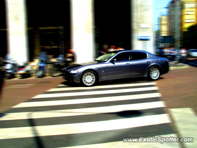 Maserati Quattroporte spotted in Milan, Italy