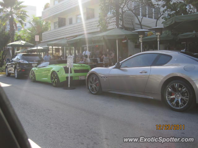 Lamborghini Gallardo spotted in Miami, Florida