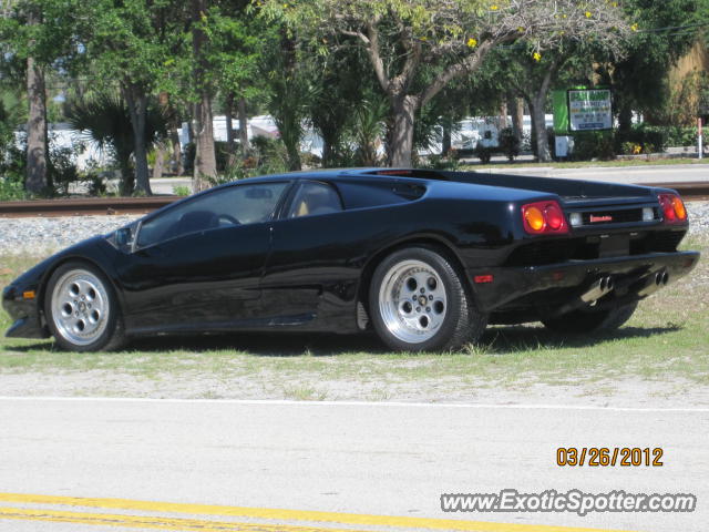 Lamborghini Diablo spotted in Palm Beach, Florida