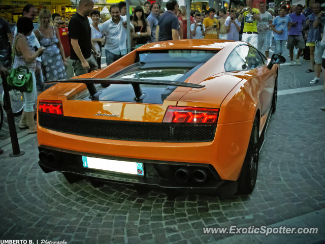 Lamborghini Gallardo spotted in Jesolo Beach, Italy