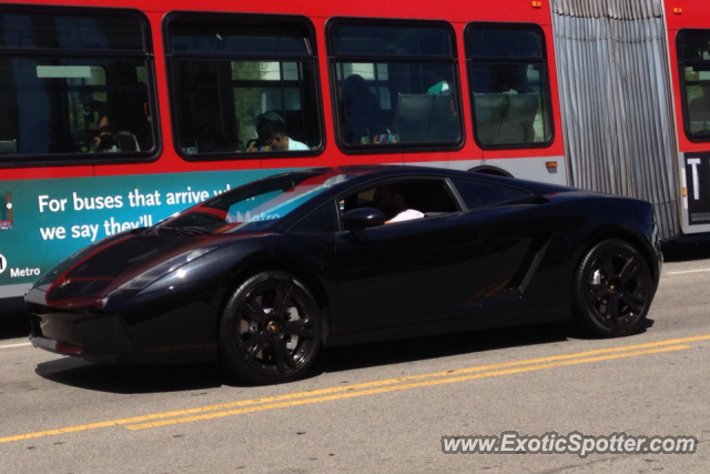 Lamborghini Gallardo spotted in LA, California