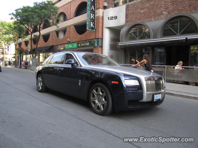 Rolls Royce Ghost spotted in Toronto, Canada