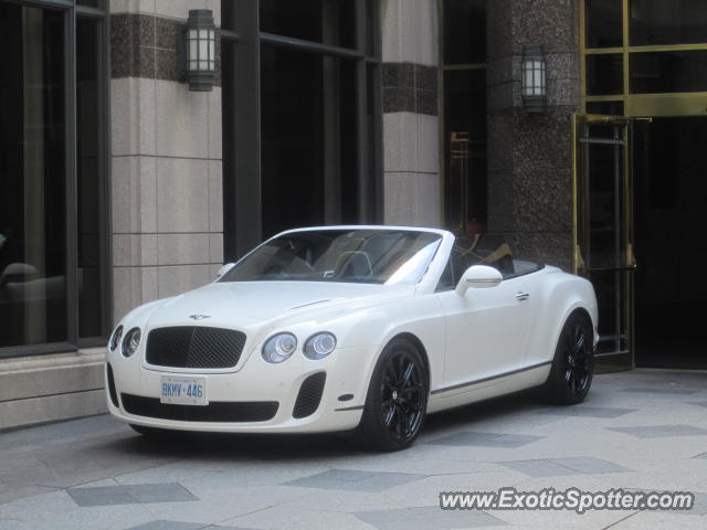 Bentley Continental spotted in Toronto, Canada