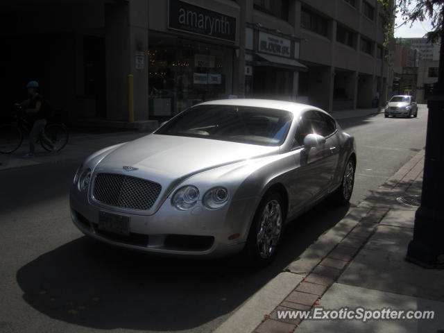 Bentley Continental spotted in Toronto, Canada