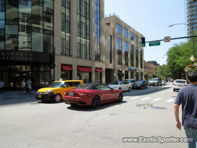 Maserati GranCabrio spotted in Chicago, Illinois