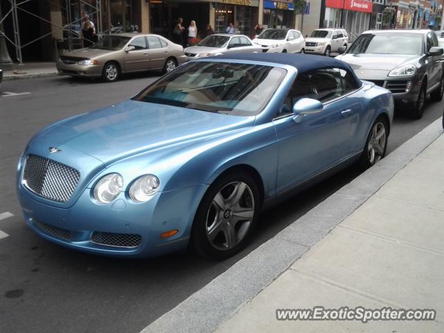 Bentley Continental spotted in Montreal, Canada