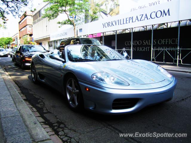 Ferrari 360 Modena spotted in Toronto, Canada