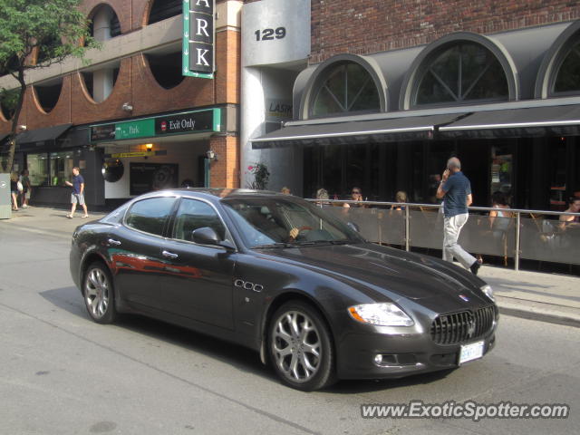 Maserati Quattroporte spotted in Toronto, Canada