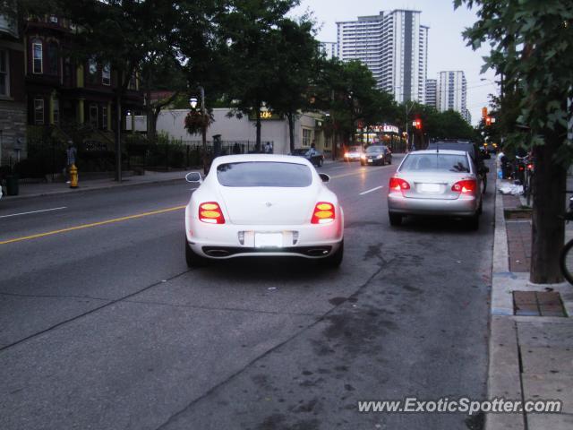 Bentley Continental spotted in Toronto, Canada