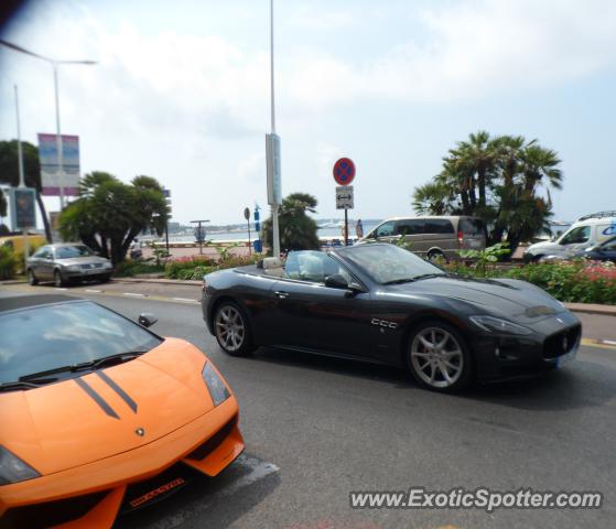 Maserati GranCabrio spotted in Cannes, France