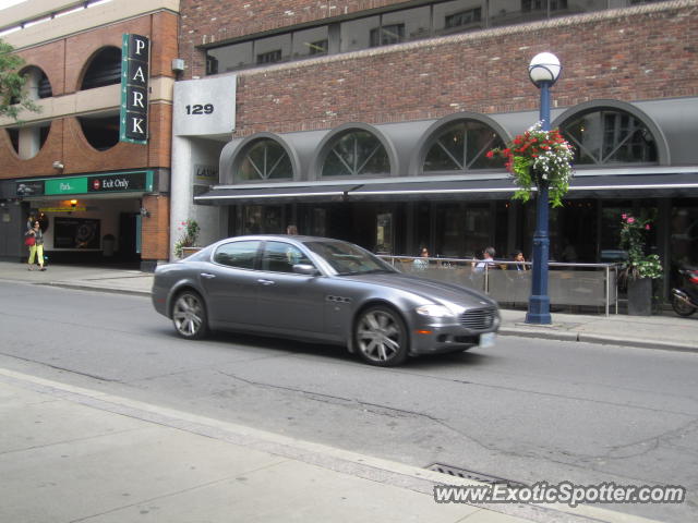 Maserati Quattroporte spotted in Toronto, Canada