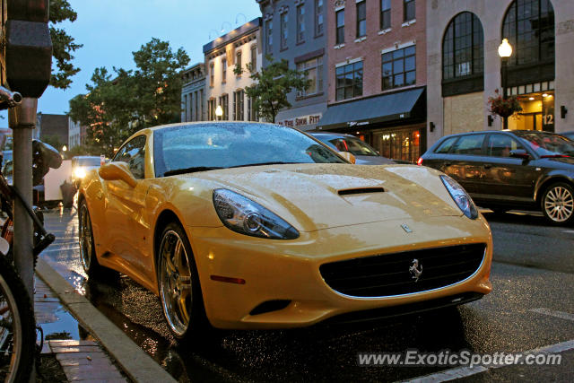 Ferrari California spotted in Red Bank, New Jersey