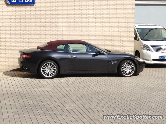 Maserati GranCabrio spotted in Shanghai, China