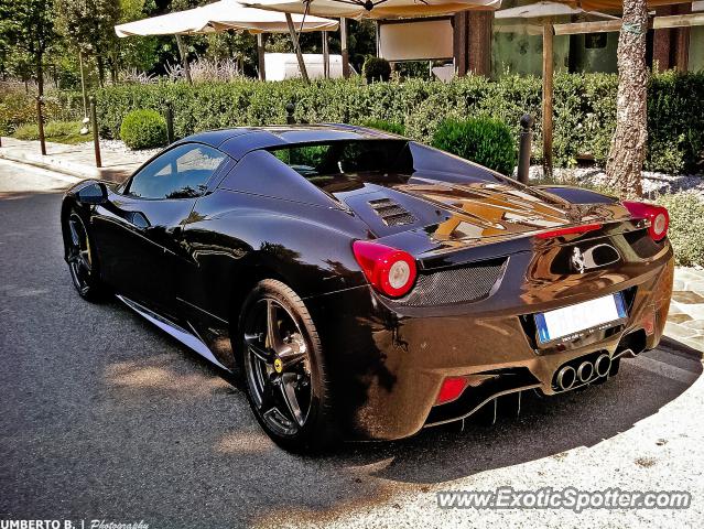 Ferrari 458 Italia spotted in Oderzo, Italy