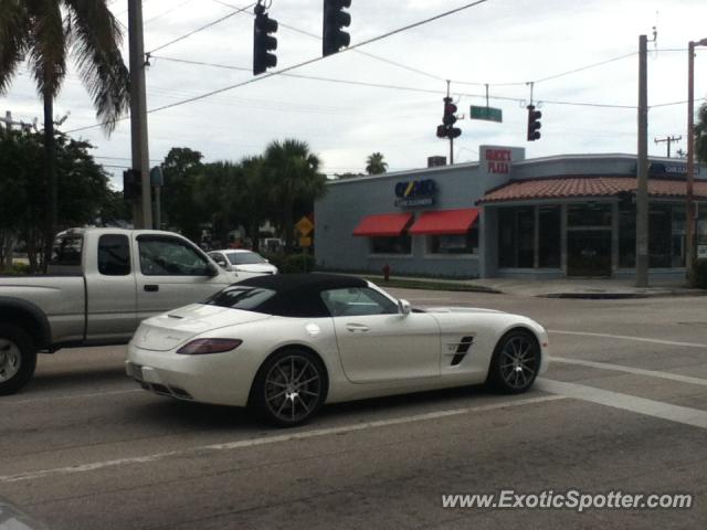 Mercedes SLS AMG spotted in Fort Lauderdale, Florida