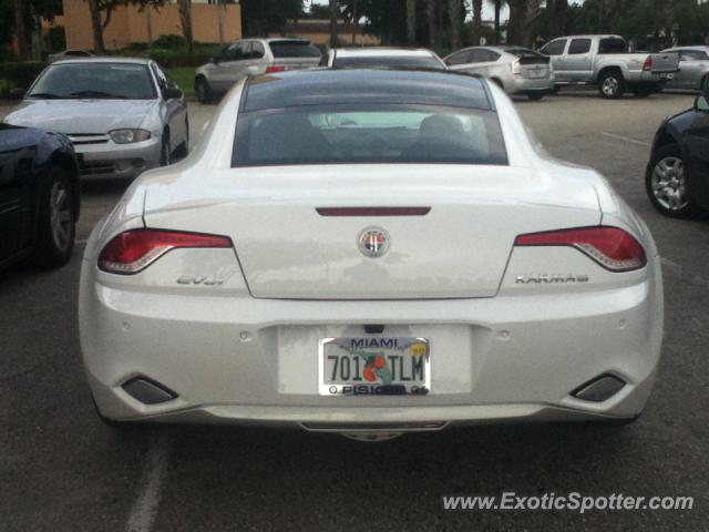 Fisker Karma spotted in Boca Raton, Florida