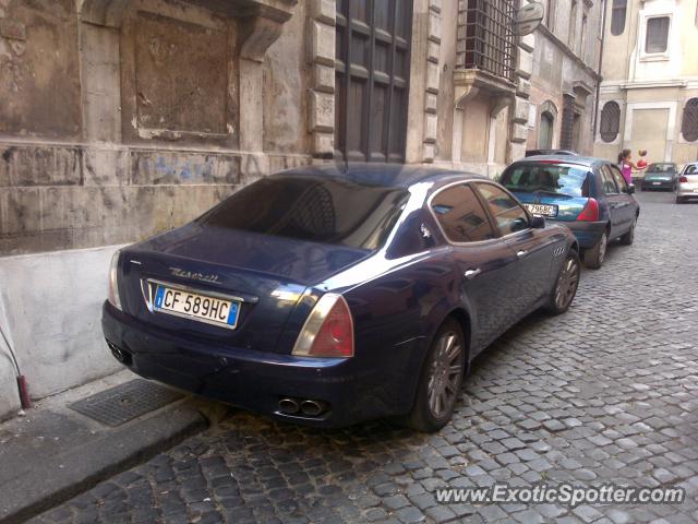 Maserati Quattroporte spotted in Roma, Italy