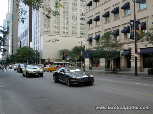 Aston Martin DBS spotted in Chicago, Illinois