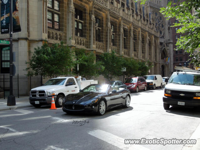 Maserati GranCabrio spotted in Chicago, Illinois