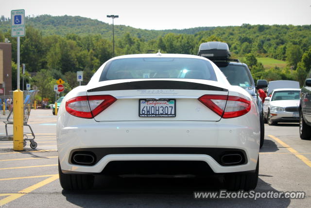 Maserati GranTurismo spotted in Oneonta, New York