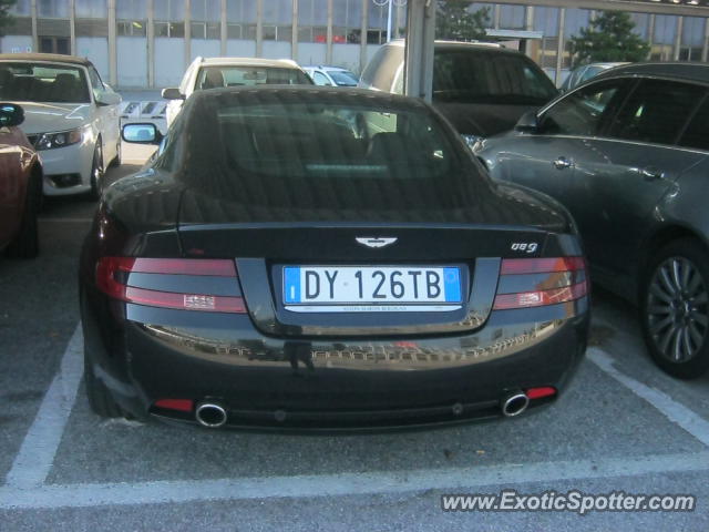 Aston Martin DB9 spotted in Mestre, Italy