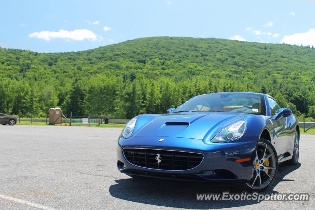 Ferrari California spotted in Lakeville, Connecticut