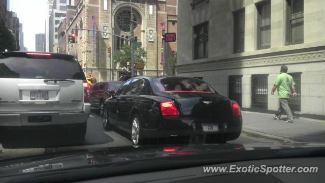 Bentley Continental spotted in Manhattan, New York