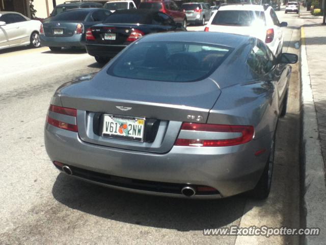 Aston Martin DB9 spotted in Fort Lauderdale, Florida