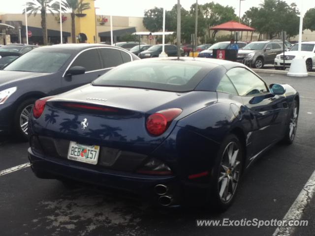 Ferrari California spotted in Boca Raton, Florida