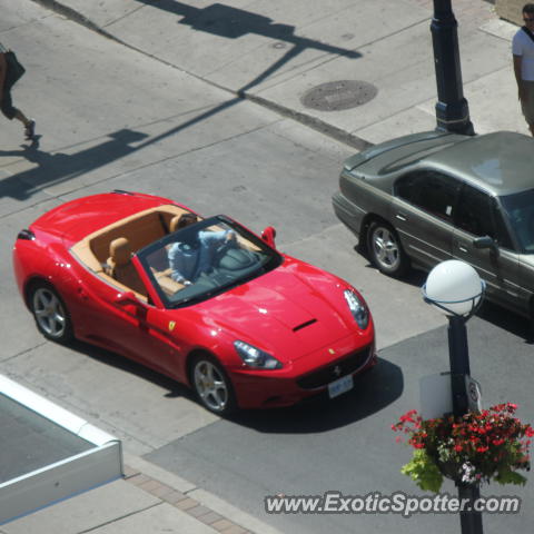 Ferrari California spotted in Toronto, Canada