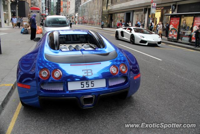 Bugatti Veyron spotted in London, United Kingdom