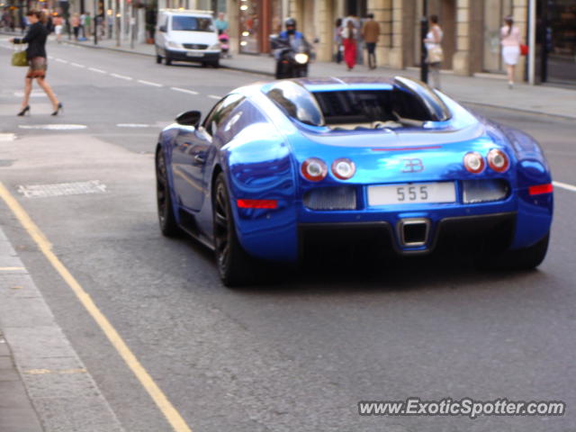 Bugatti Veyron spotted in London, United Kingdom