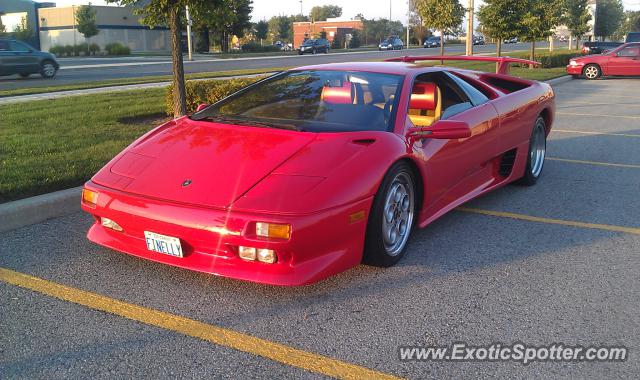 Lamborghini Diablo spotted in London, Ontario, Canada