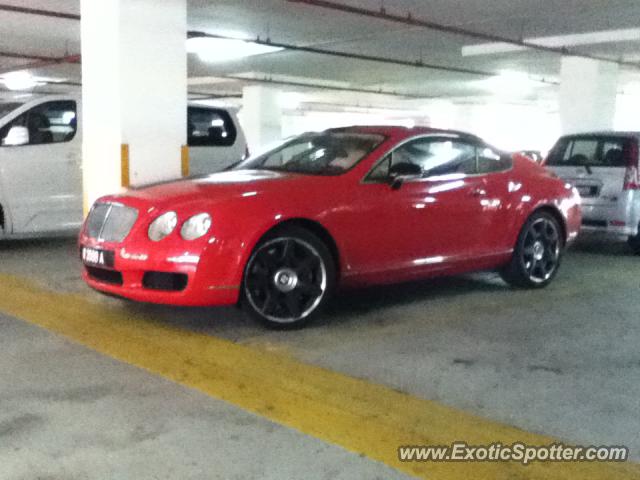 Bentley Continental spotted in Kuala Lumpur, Malaysia