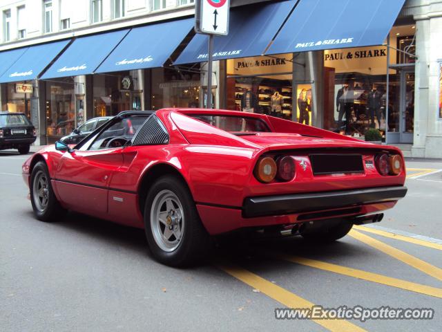 Ferrari 308 spotted in Zurich, Switzerland