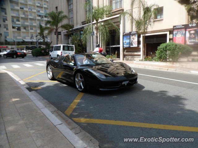 Ferrari 458 Italia spotted in Monte Carlo, Monaco