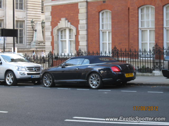 Bentley Continental spotted in London, United Kingdom