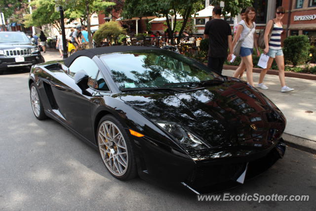 Lamborghini Gallardo spotted in Boston, Massachusetts