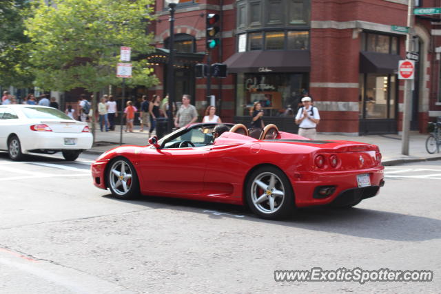 Ferrari 360 Modena spotted in Boston, Massachusetts