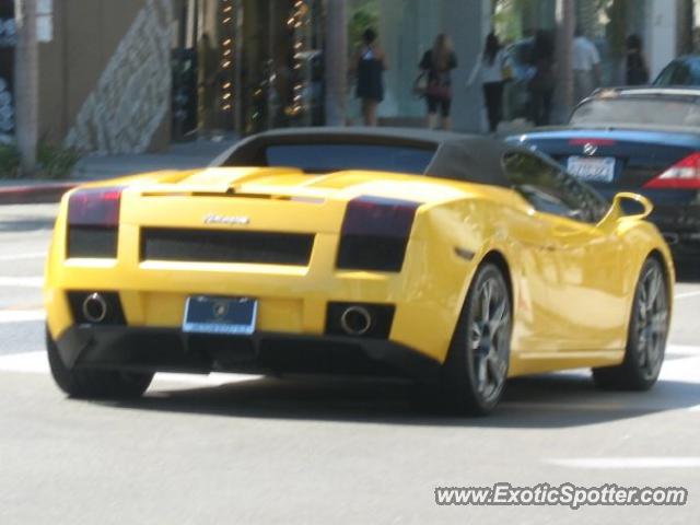 Lamborghini Gallardo spotted in Beverly Hills, California