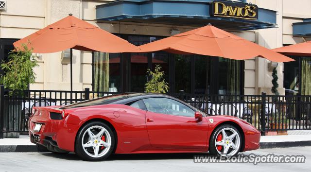 Ferrari 458 Italia spotted in Atlanta, Georgia