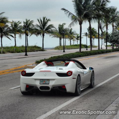 Ferrari 458 Italia spotted in Ft. Lauderdale, Florida