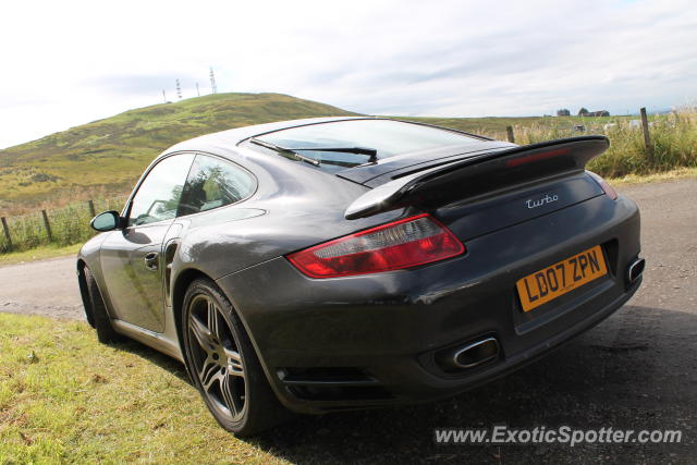 Porsche 911 Turbo spotted in Knockhill, United Kingdom