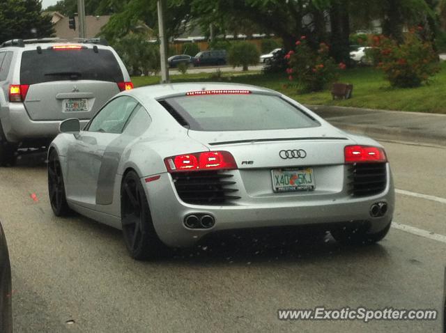 Audi R8 spotted in Fort Lauderdale, Florida