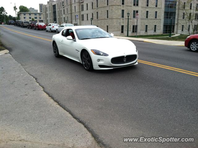 Maserati GranTurismo spotted in Bloomington, Indiana