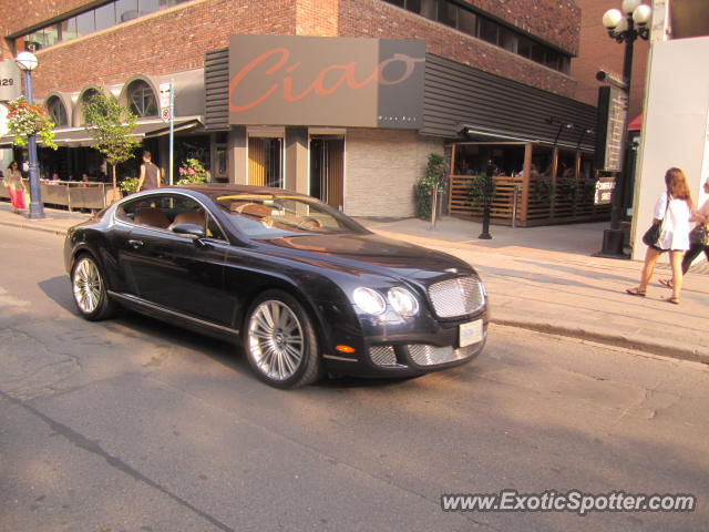 Bentley Continental spotted in Toronto, Canada