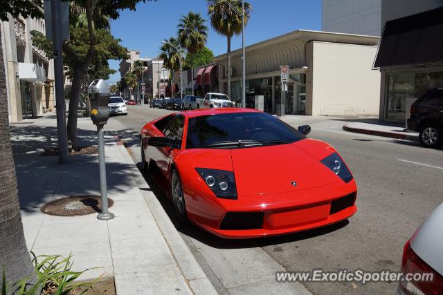 Lamborghini Murcielago spotted in Beverly Hills, California