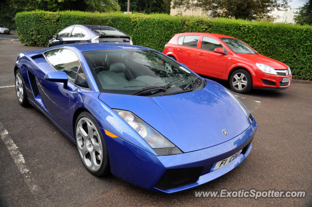 Lamborghini Gallardo spotted in Cheltenham, United Kingdom