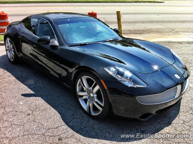 Fisker Karma spotted in Atlanta, Georgia