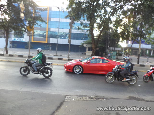 Ferrari 360 Modena spotted in Jakarta, Indonesia